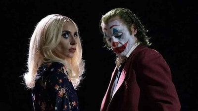 Lady Gaga and Joaquin Phoenix as Harley Quinn and Joker Lady Gaga and Joaquin Phoenix as Harley Quinn and Joker