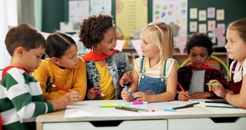 Creativity helps kids connect with others. (Shutterstock) Creativity helps kids connect with others. (Shutterstock)