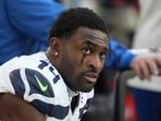 Seattle Seahawks wide receiver DK Metcalf (14) warms up before an NFL football game against the Arizona Cardinals, Sunday, Dec. 8, 2024, in Glendale, Ariz. (AP Photo/Rick Scuteri, File) Seattle Seahawks wide receiver DK Metcalf (14) warms up before an NFL football game against the Arizona Cardinals, Sunday, Dec. 8, 2024, in Glendale, Ariz. (AP Photo/Rick Scuteri, File)