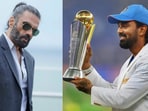 Suniel Shetty flexes about his son-in-law KL Rahul on social media. Suniel Shetty flexes about his son-in-law KL Rahul on social media.