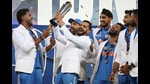 Whether or not Kohli and Sharma can emerge on top two years from now, when the World Cup is due, is a matter of conjecture. But the voices calling for their retirement have been shushed for now (AP)