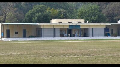 According to the college’s physical education department, the NCC air wing was initially allotted just a single room within the structure. However, over time, they occupied the entire building. (Manish/HT) According to the college’s physical education department, the NCC air wing was initially allotted just a single room within the structure. However, over time, they occupied the entire building. (Manish/HT)