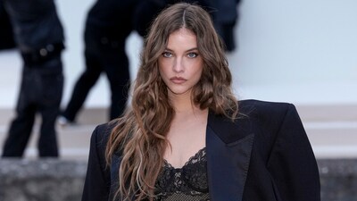Barbara Palvin upon arrival at the Balenciaga Fall/Winter 2025-2026 Womenswear collection. (Scott A Garfitt/Invision/AP) Barbara Palvin upon arrival at the Balenciaga Fall/Winter 2025-2026 Womenswear collection. (Scott A Garfitt/Invision/AP)