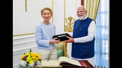It is helpful that von der Leyen has been a champion of closer strategic and trade relations with India (@narendramodi)