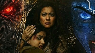 Maa first look shows Kajol looking strong as her child looks scared.