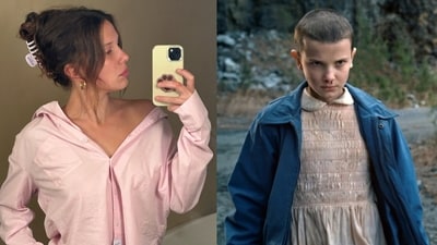 Millie Bobby Brown: Now and then Millie Bobby Brown: Now and then