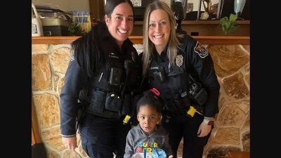 A four-year-old boy called the cops on his mother after she ate his ice cream (Facebook/ Village Of Mount Pleasant Police Department)