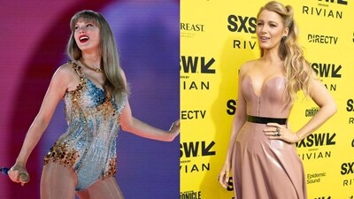 Taylor Swift is reportedly pulling away from Blake Lively, leading to competition among her friends for her affection. (Photo by SUZANNE CORDEIRO / AFP, REUTERS/Jennifer Gauthier NO COMMERCIAL OR BOOK SALES/File Photo) Taylor Swift is reportedly pulling away from Blake Lively, leading to competition among her friends for her affection. (Photo by SUZANNE CORDEIRO / AFP, REUTERS/Jennifer Gauthier NO COMMERCIAL OR BOOK SALES/File Photo)