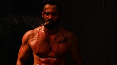 Unni Mukundan in a still from Haneef Adeni's 2024 film Marco. Unni Mukundan in a still from Haneef Adeni's 2024 film Marco.