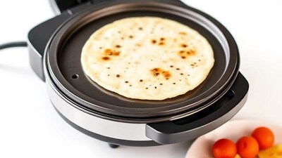 Effortless electric roti maker for quick, perfect, and fluffy rotis. Effortless electric roti maker for quick, perfect, and fluffy rotis.