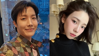 BTS' J-Hope and aespa' Karina