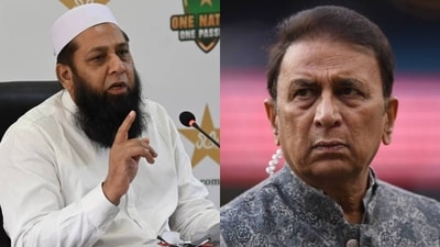 Inzamam-ul-Haq (L) was not pleased by Sunil Gavaskar's remarks (AP/Getty) Inzamam-ul-Haq (L) was not pleased by Sunil Gavaskar's remarks (AP/Getty)