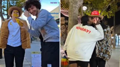 Australian YouTuber Norme set a world record by standing still for 38 hours on a livestream, facing mockery from pedestrians. (X/@InternetH0F)