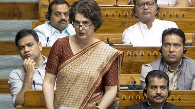 Congress MP Priyanka Gandhi said that reports of voter list manipulation comes before every election, it is very dangerous for our democracy. (PTI) Congress MP Priyanka Gandhi said that reports of voter list manipulation comes before every election, it is very dangerous for our democracy. (PTI)