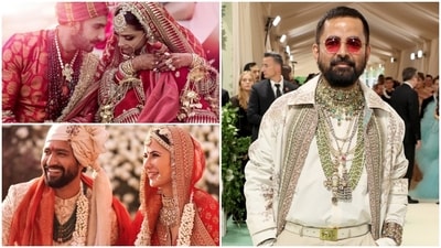 Designer Sabyasachi Mukherjee has dressed Bollywood actors like Deepika Padukone, Katrina Kaif, and Alia Bhatt for the wedidng. Designer Sabyasachi Mukherjee has dressed Bollywood actors like Deepika Padukone, Katrina Kaif, and Alia Bhatt for the wedidng.
