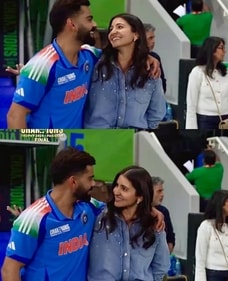 Anushka Sharma celebrated Team India's ICC Champions Trophy victory with Virat Kohli. Anushka Sharma celebrated Team India's ICC Champions Trophy victory with Virat Kohli.