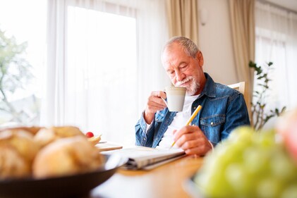Caffeinated coffee can lead to more frequency of balance adjustments in older adults. (Shutterstock)