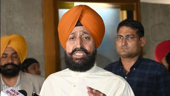 Partap Bajwa said illegal mining multiplied under AAP government due to its inefficacy. (HT File)