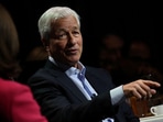 FILE PHOTO: Jamie Dimon, Chairman and Chief Executive officer (CEO) of JPMorgan Chase & Co. (JPM) speaks to the Economic Club of New York in Manhattan in New York City, U.S., April 23, 2024. REUTERS/Mike Segar/File Photo