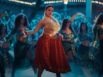 Ketika Sharma in a still from the song Adhi Dha Surprisu from Robinhood.