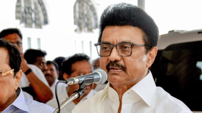Tamil Nadu Chief Minister M K Stalin criticised the BJP's activities, calling on them to stop imposing Hindi, make Tamil an official language, and put Tamil Nadu's development ahead of token gestures like Sengol's installation. (ANI file) Tamil Nadu Chief Minister M K Stalin criticised the BJP's activities, calling on them to stop imposing Hindi, make Tamil an official language, and put Tamil Nadu's development ahead of token gestures like Sengol's installation. (ANI file)