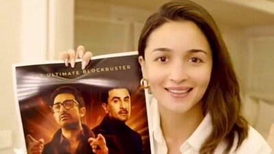 In the video, Alia playfully built up anticipation by teasing the idea that Aamir and Ranbir might be pitted against each other in the collaboration. In the video, Alia playfully built up anticipation by teasing the idea that Aamir and Ranbir might be pitted against each other in the collaboration.