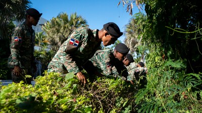 Military personnel search for Sudiksha Konanki, a university student from the US who disappeared on a beach in Punta Cana, Dominican Republic. (AP) Military personnel search for Sudiksha Konanki, a university student from the US who disappeared on a beach in Punta Cana, Dominican Republic. (AP)