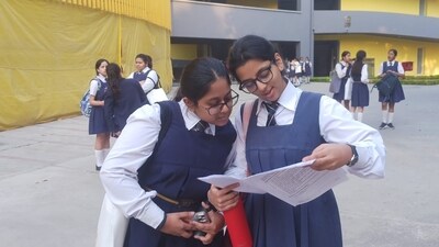 The exam started at 10:30 am and ended at 1:30 pm at various exam centres. (HT Photo) The exam started at 10:30 am and ended at 1:30 pm at various exam centres. (HT Photo)