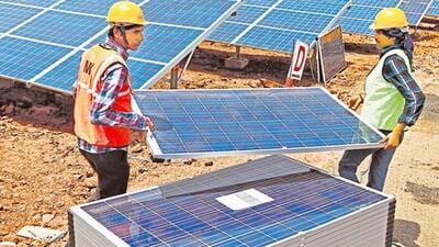 India’s solar power capacity increased from 2.82 GW in 2014 to 100 GW in 2025. (HT PHOTO) India’s solar power capacity increased from 2.82 GW in 2014 to 100 GW in 2025. (HT PHOTO)
