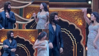 Kartik Aaryan and Katrina Kaif dancing together Kartik Aaryan and Katrina Kaif dancing together