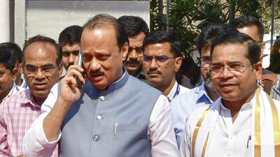 Mumbai: Maharashtra Deputy Chief Minister Ajit Pawar arrives to attend the Budget session of the state Assembly, in Mumbai, Tuesday, March 11, 2025. (PTI Photo)(PTI03_11_2025_000274B) (PTI) Mumbai: Maharashtra Deputy Chief Minister Ajit Pawar arrives to attend the Budget session of the state Assembly, in Mumbai, Tuesday, March 11, 2025. (PTI Photo)(PTI03_11_2025_000274B) (PTI)