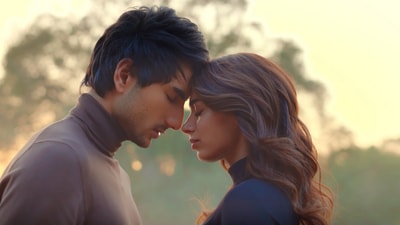 Ibrahim Ali Khan and Khushi Kapoor in a still from Nadaaniyan. Ibrahim Ali Khan and Khushi Kapoor in a still from Nadaaniyan.
