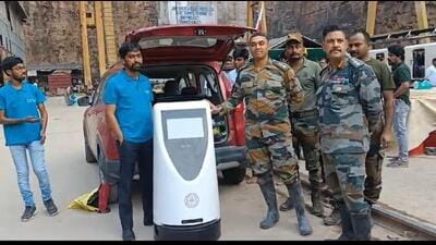 Officials said that robotic assistance is being utilised to ensure that no human casualties occur during the rescue operations. Officials said that robotic assistance is being utilised to ensure that no human casualties occur during the rescue operations.