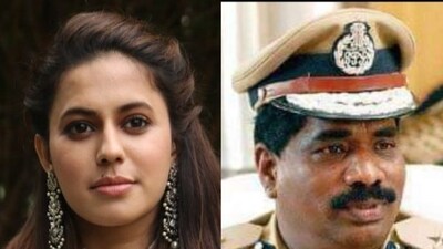 Kannada actor actor Ranya Rao (L) and her stepfather Ramachandra Rao (R). Kannada actor actor Ranya Rao (L) and her stepfather Ramachandra Rao (R).