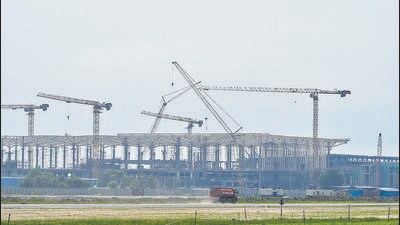 The foundation stone for the project was laid in November 2021. (HT ARCHIVE) The foundation stone for the project was laid in November 2021. (HT ARCHIVE)