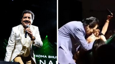 Udit Narayan made light of the controversy around his kiss to fans. Udit Narayan made light of the controversy around his kiss to fans.