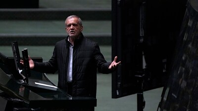 Iranian President Masoud Pezeshkian said that he will not negotiate with the US. (AP) Iranian President Masoud Pezeshkian said that he will not negotiate with the US. (AP)