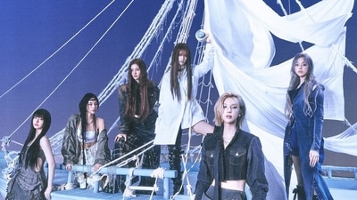 NMIXX's 4th EP, "FE3O4: FORWARD," is set to release on March 17, 2025. (Bridgeasia / JYP Entertainment) NMIXX's 4th EP, "FE3O4: FORWARD," is set to release on March 17, 2025. (Bridgeasia / JYP Entertainment)