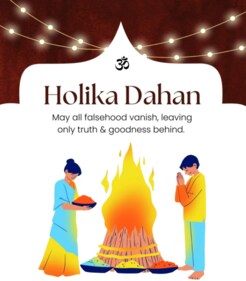 A sacred bonfire is lit to celebrate Holika Dahan. (Freepik) A sacred bonfire is lit to celebrate Holika Dahan. (Freepik)