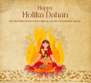 Holika Dahan prepares us for the colourful Holi ahead. (Freepik) Holika Dahan prepares us for the colourful Holi ahead. (Freepik)