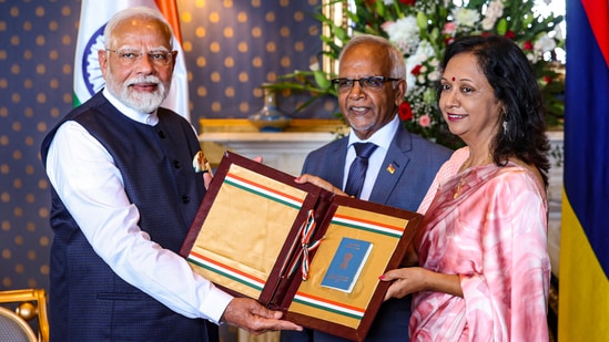 PM Narendra Modi is on a 2-day visit to Mauritius from March 11-12. (PMO)