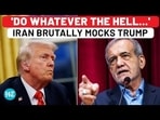 Iran ‘Pro-West’ President Breathes Fire At Trump, Brutally Rejects Threats Iran ‘Pro-West’ President Breathes Fire At Trump, Brutally Rejects Threats
