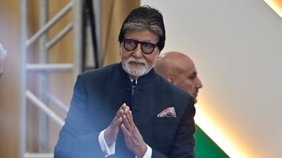 Amitabh Bachchan has bought another land in Ayodhya for charitable purposes. (Anshuman Poyrekar/Hindustan Times)