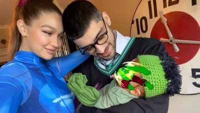 Gigi Hadid, Zayn Malik and baby Khai (Instagram) Gigi Hadid, Zayn Malik and baby Khai (Instagram)