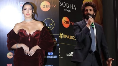Nora Fatehi's video taking a dig at Kartik Aaryan's relationships surfaces online. Nora Fatehi's video taking a dig at Kartik Aaryan's relationships surfaces online.