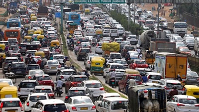 Pai took to X to express his frustration, calling it “a sad joke on Bengaluru. (Representational Image) (PTI) Pai took to X to express his frustration, calling it “a sad joke on Bengaluru. (Representational Image) (PTI)