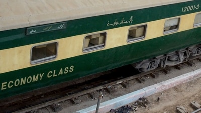 A train carrying empty coffins to the siege site, stands at a railway station in Quetta on Wednesday.According to Pakistan security sources, the army had freed 190 train passengers taken hostage by gunmen affiliated to the Baloch Liberation Army. (AFP) A train carrying empty coffins to the siege site, stands at a railway station in Quetta on Wednesday.According to Pakistan security sources, the army had freed 190 train passengers taken hostage by gunmen affiliated to the Baloch Liberation Army. (AFP)
