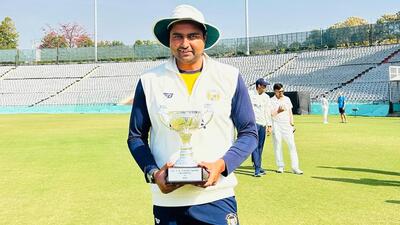 Punjab under-23 coach VRV Singh. (HT)