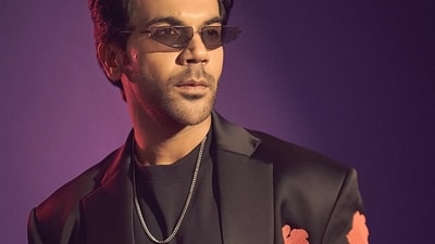 Rajkummar Rao added an edge to his look with a sleek chain necklace, proving that minimal accessories can make a bold statement. (Instagram) Rajkummar Rao added an edge to his look with a sleek chain necklace, proving that minimal accessories can make a bold statement. (Instagram)