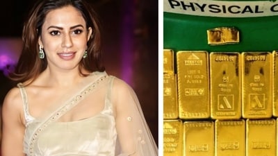 Ranya Rao was caught at the Bengaluru airport with undeclared gold. Ranya Rao was caught at the Bengaluru airport with undeclared gold.